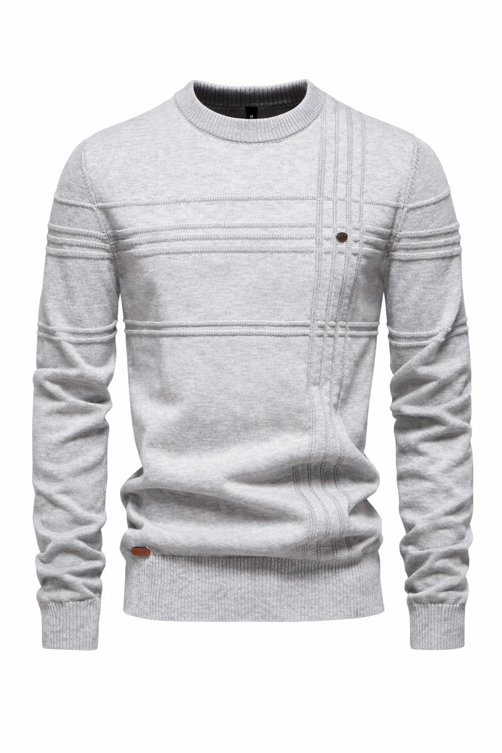 Striped Cotton Crewneck Sweater