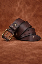 Genuine Leather Tactical Belt