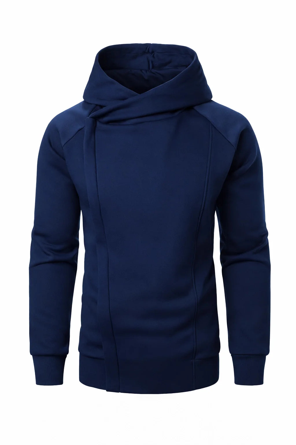 Hooded Side Zip Sweatshirt