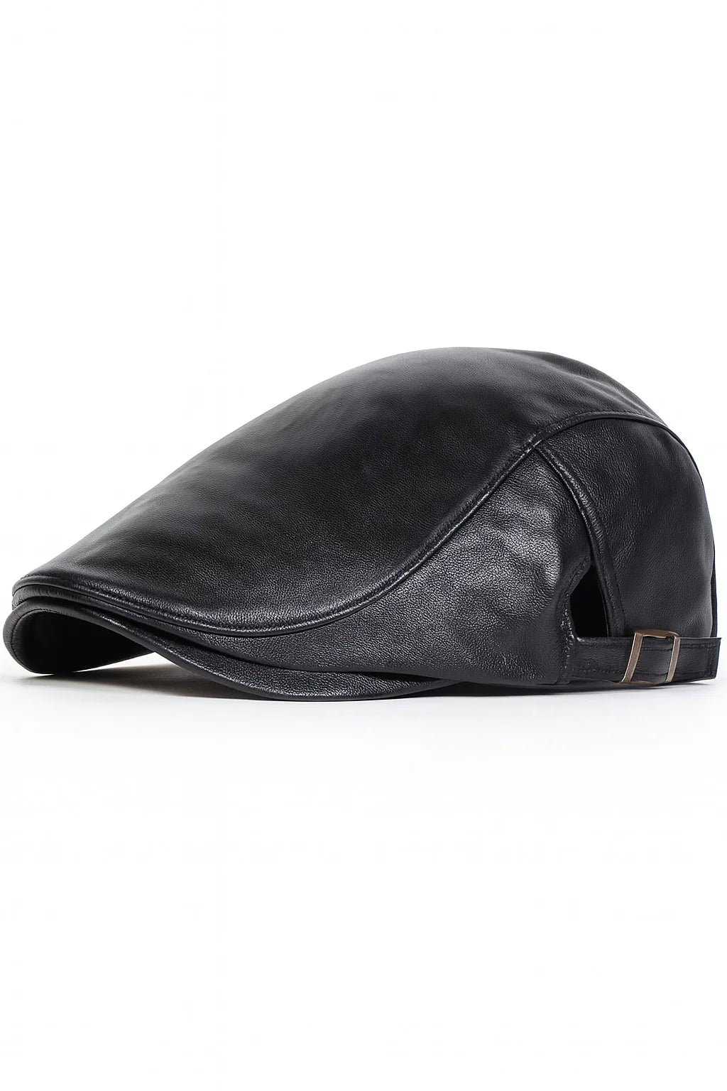Men’s Leather Newsboy Cap