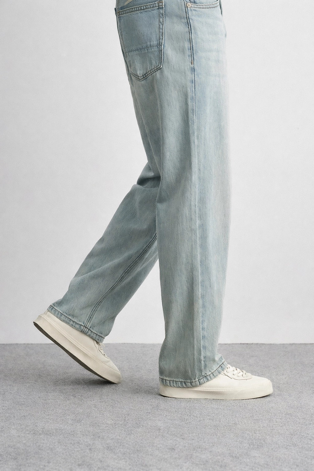 Lyocell Straight Jeans