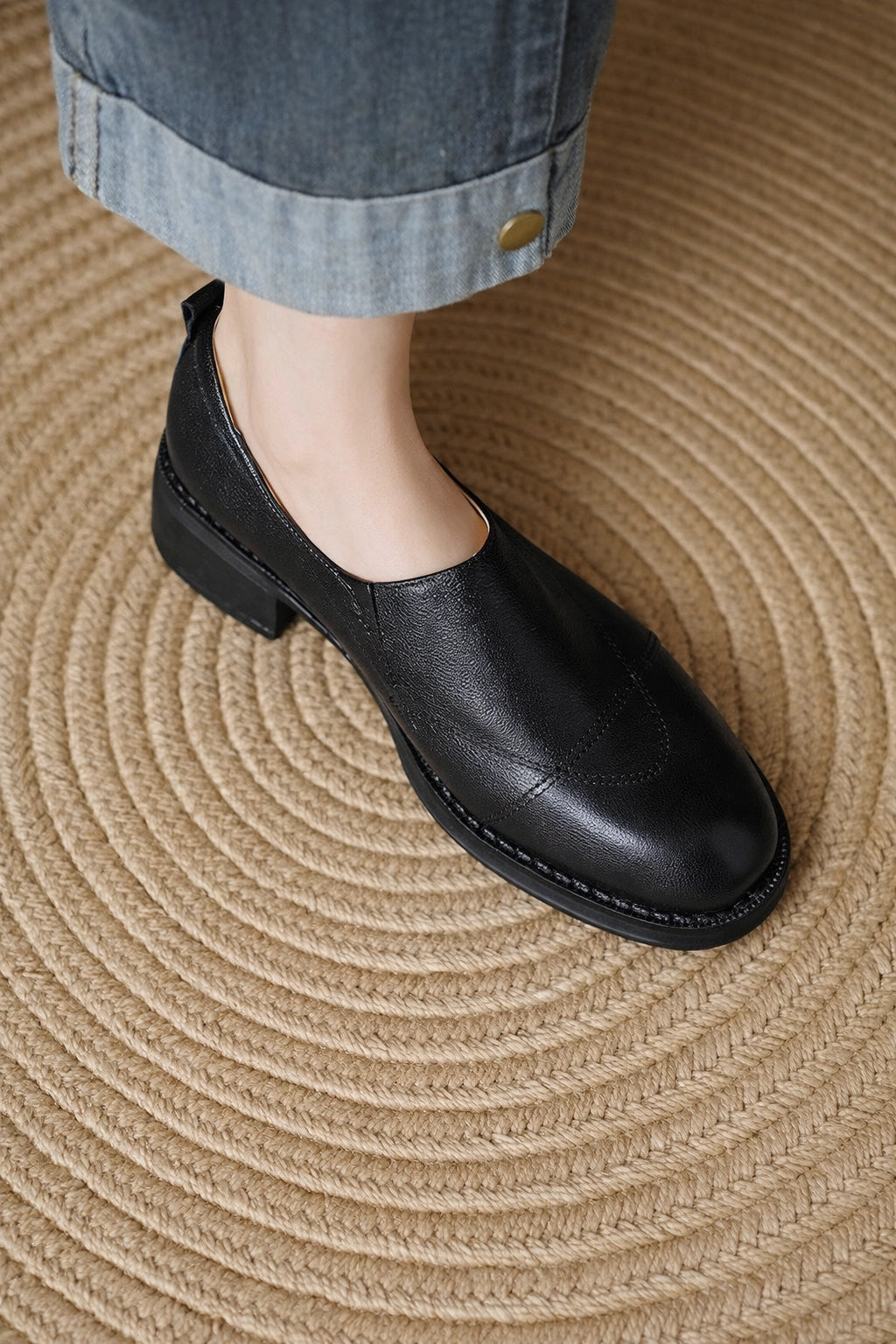 Brogue Leather Pumps