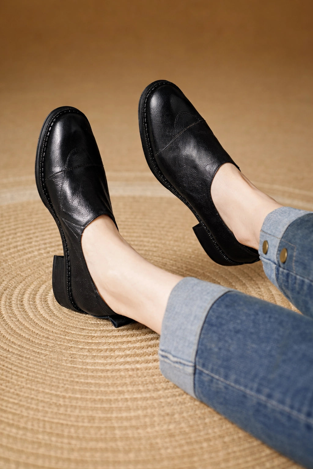 Brogue Leather Pumps