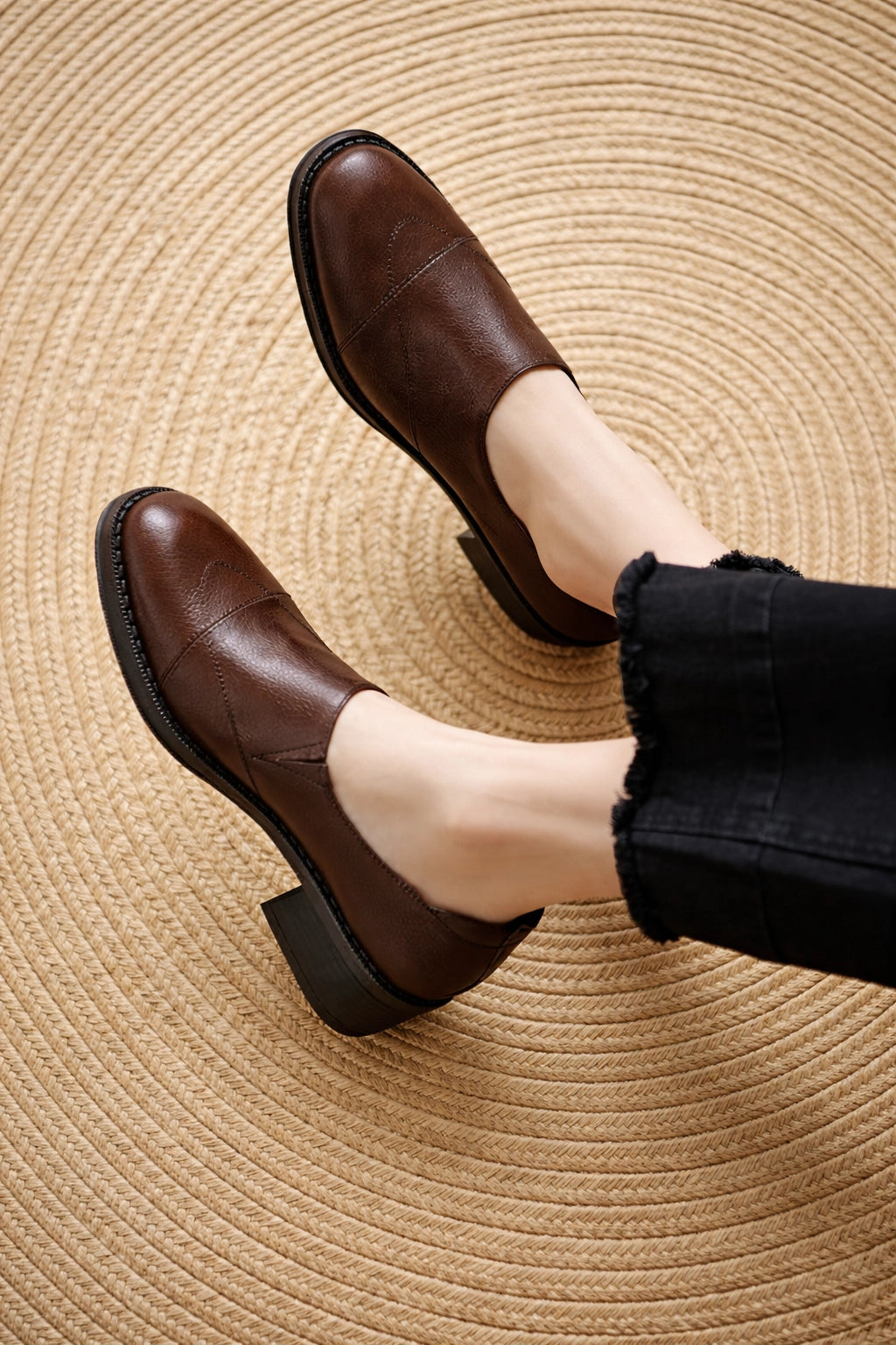 Brogue Leather Pumps