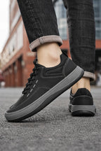 Urban Leather Lace Sneakers