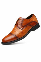 WeaveCraft Derby Dress Shoes