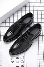 WeaveCraft Derby Dress Shoes