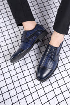 WeaveCraft Derby Dress Shoes