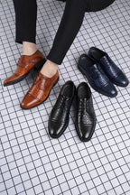 WeaveCraft Derby Dress Shoes