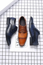 WeaveCraft Derby Dress Shoes