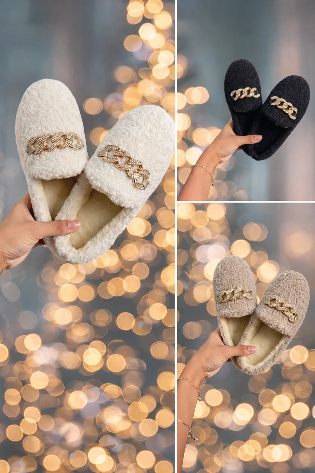Plush Moccasin Slippers