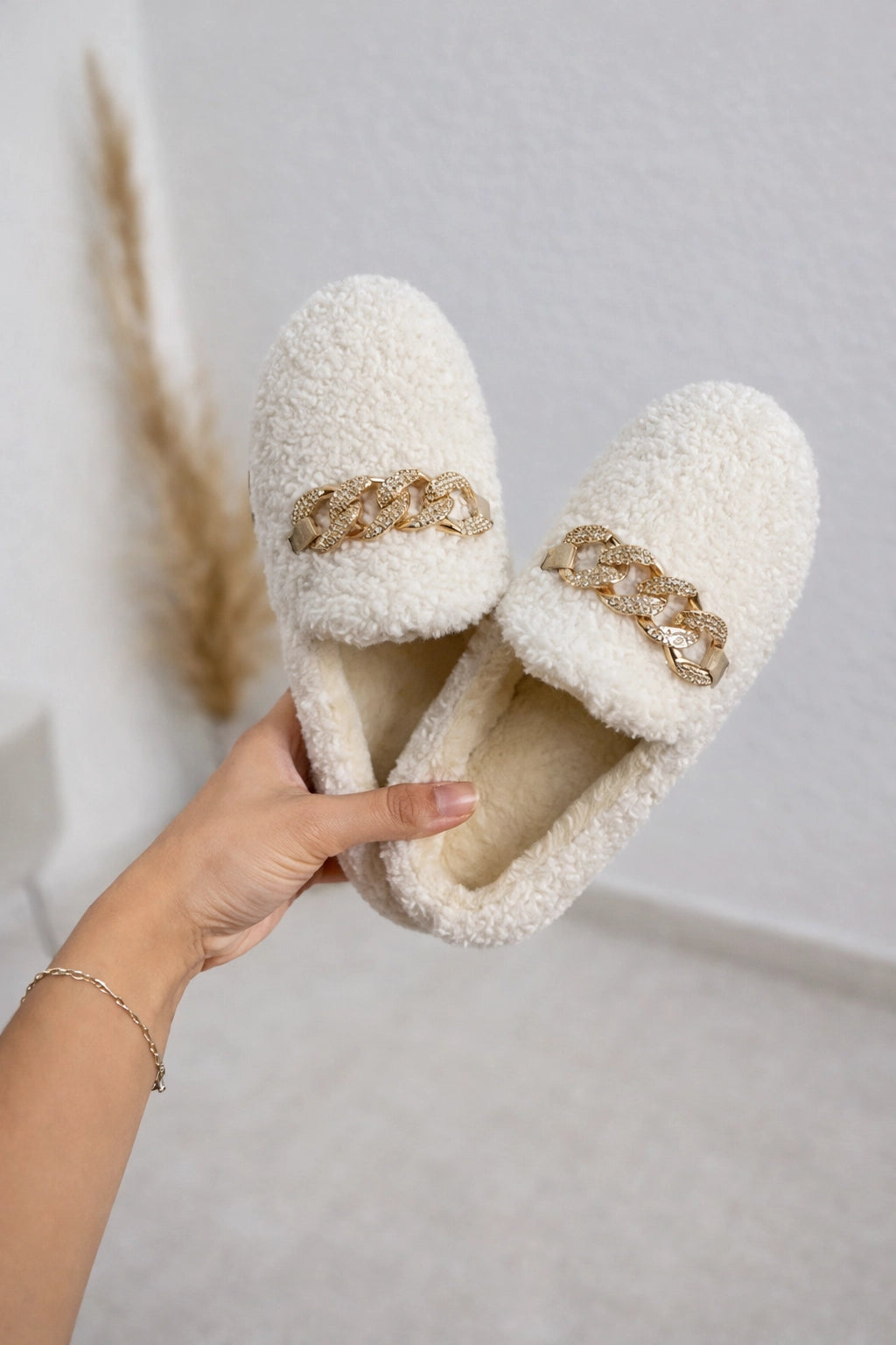 Plush Moccasin Slippers