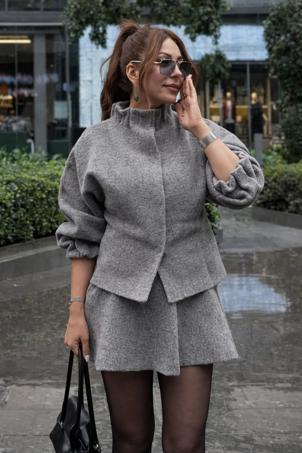 Elara Tailored Skirt Set