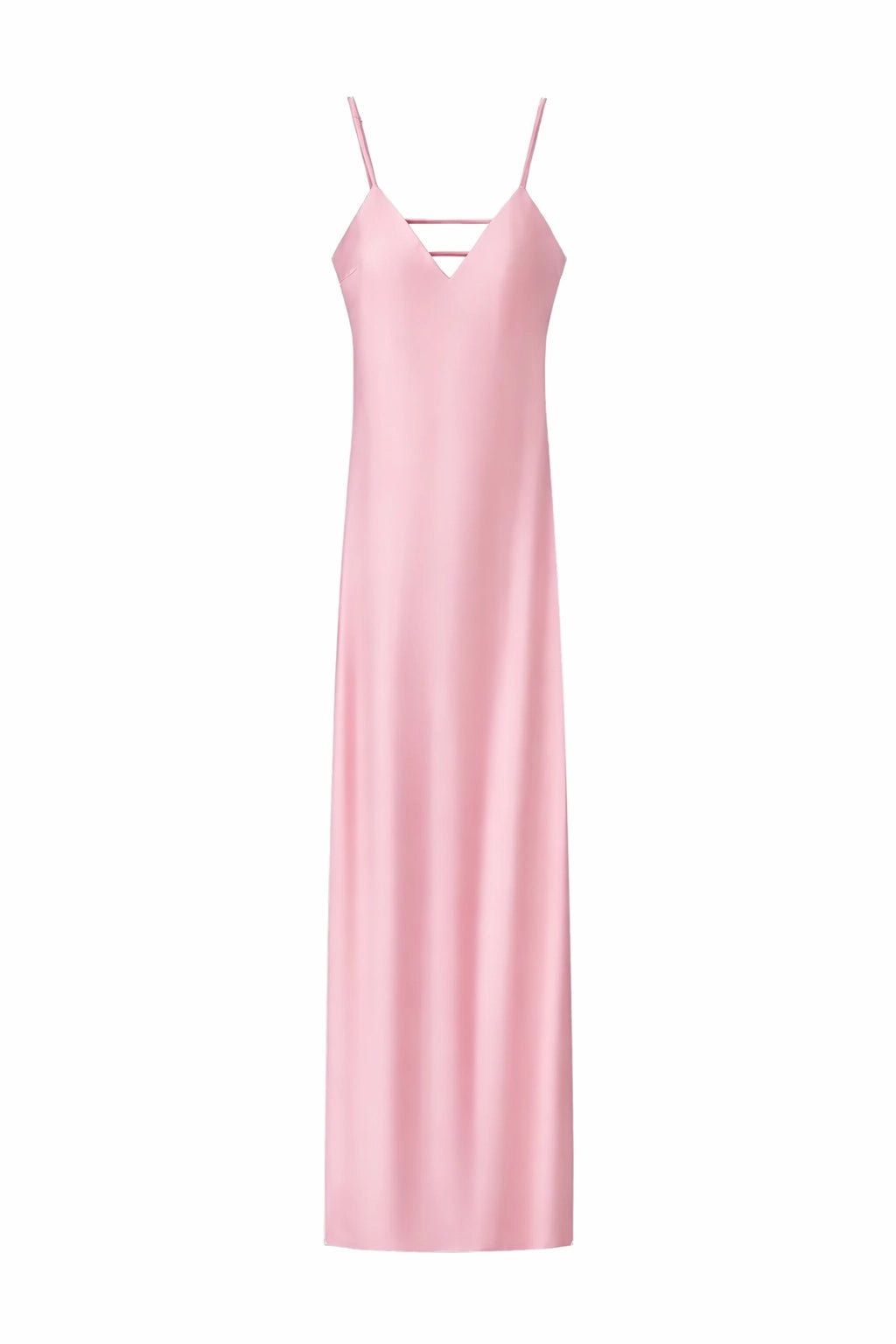Solène Satin Backless Maxi