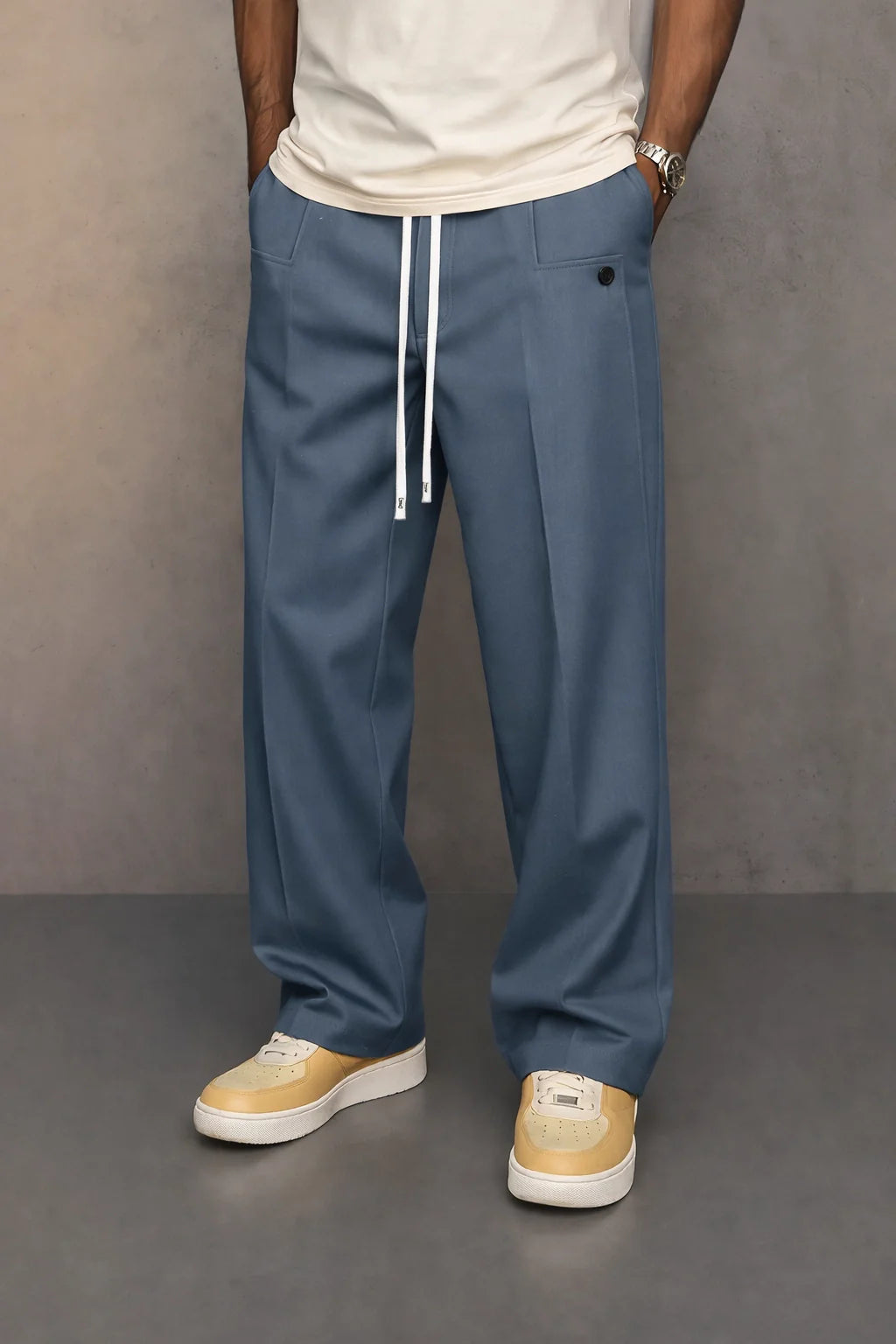 UrbanEase Straight Trousers