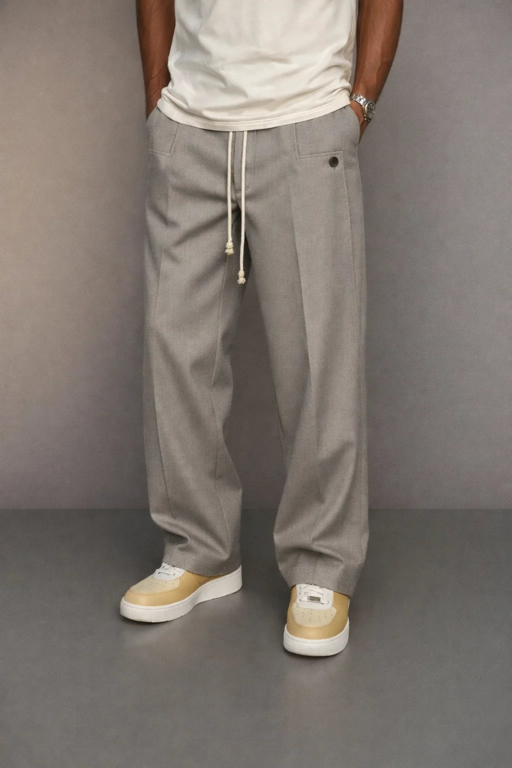 UrbanEase Straight Trousers