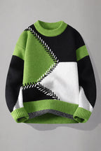 VividPatch Knit Pullover