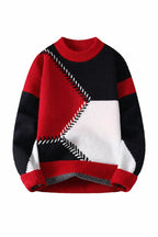 VividPatch Knit Pullover