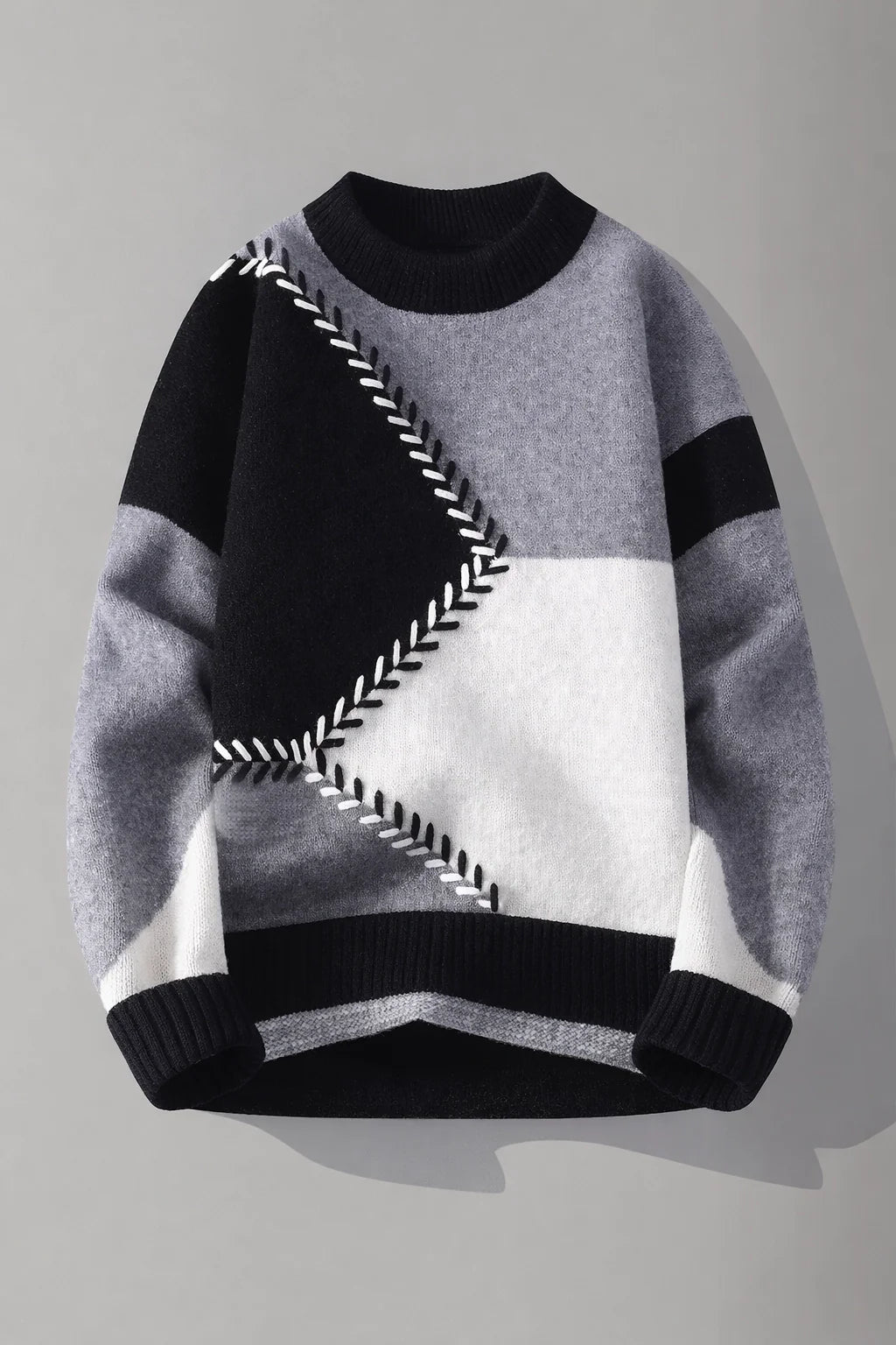 VividPatch Knit Pullover