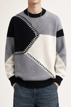 VividPatch Knit Pullover