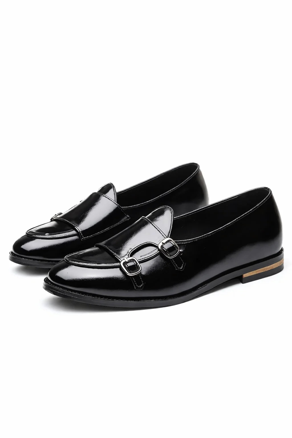 Double Monk Loafer Shoes