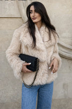 Cropped Faux Fur Jacket
