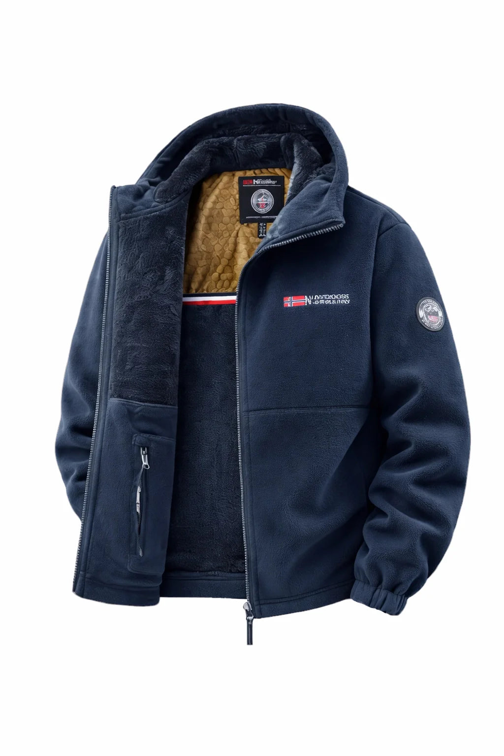 Fleece Sweatshirt Jacket