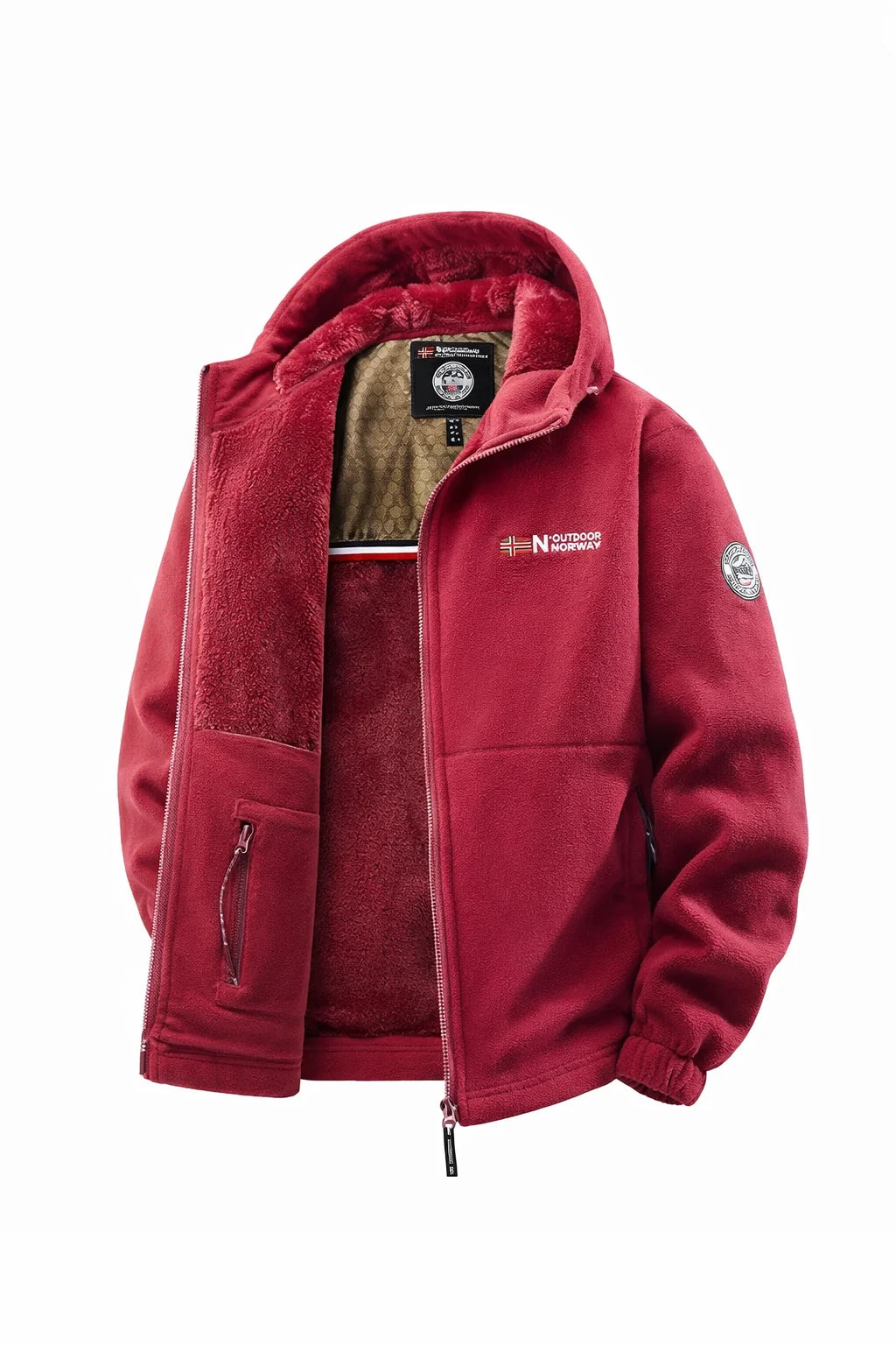 Fleece Sweatshirt Jacket