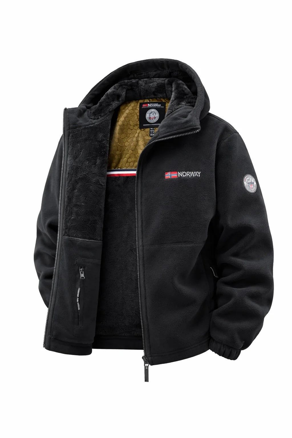 Fleece Sweatshirt Jacket