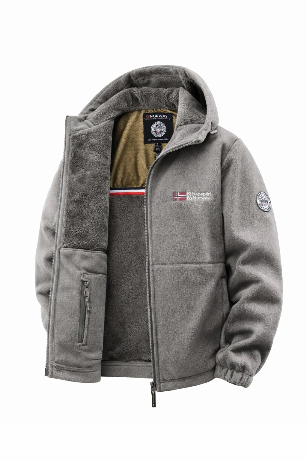 Fleece Sweatshirt Jacket