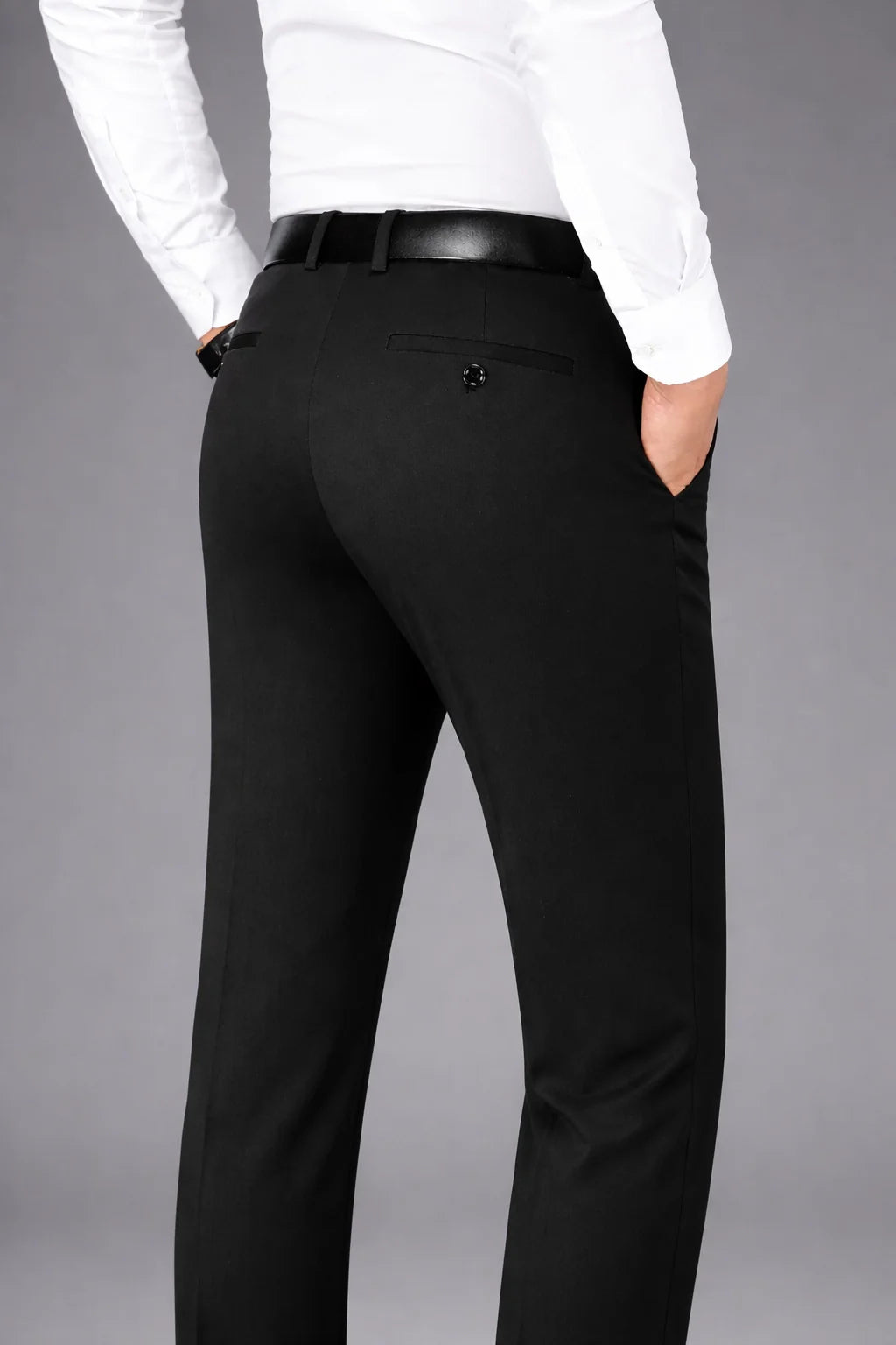 Fleece Slim Straight Trousers