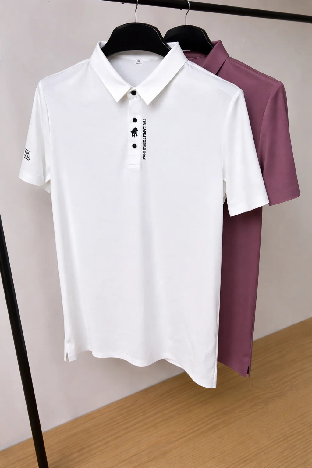 Silk Cotton Polo Shirt