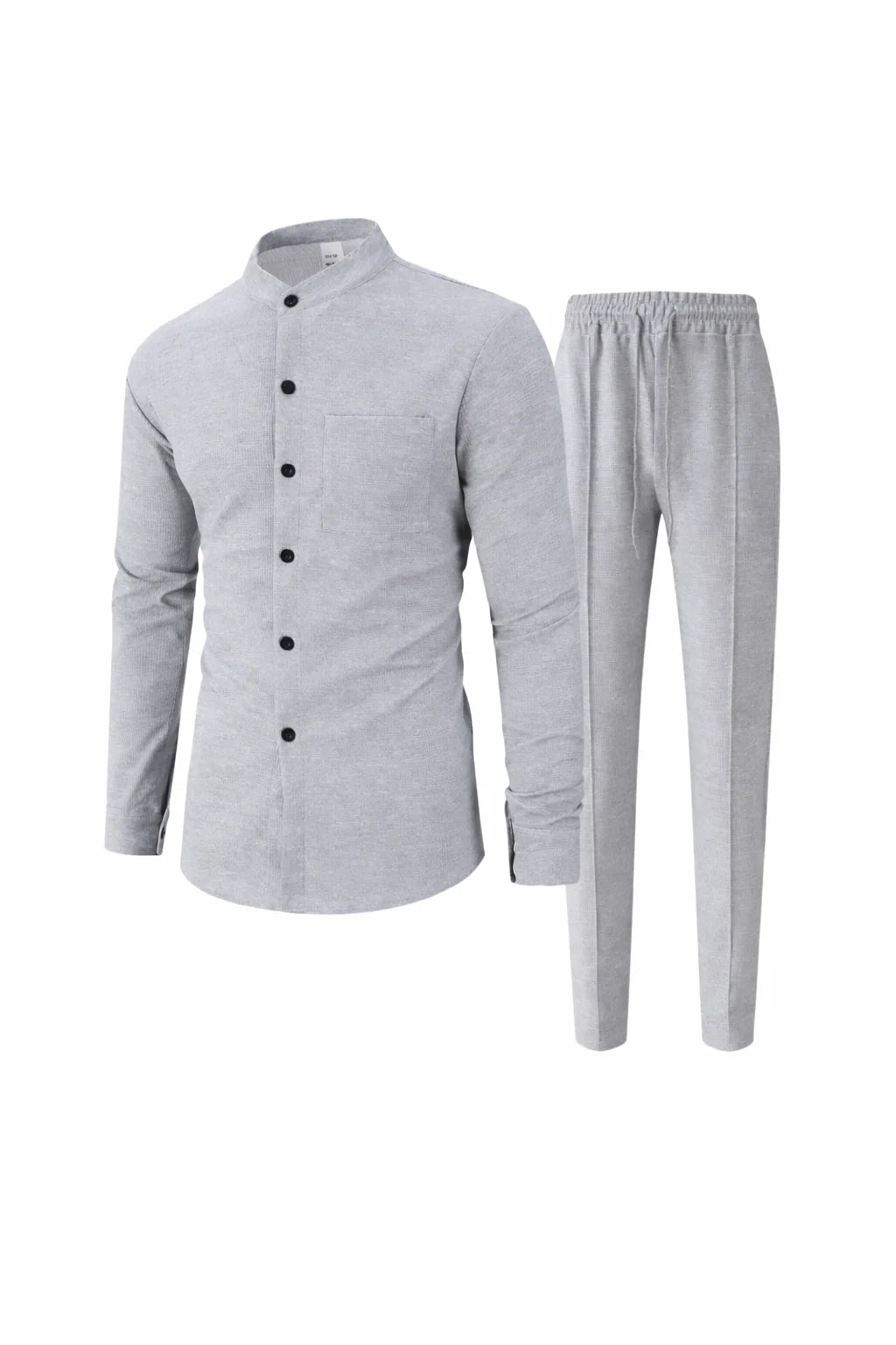 Waffle Knit Casual Suit