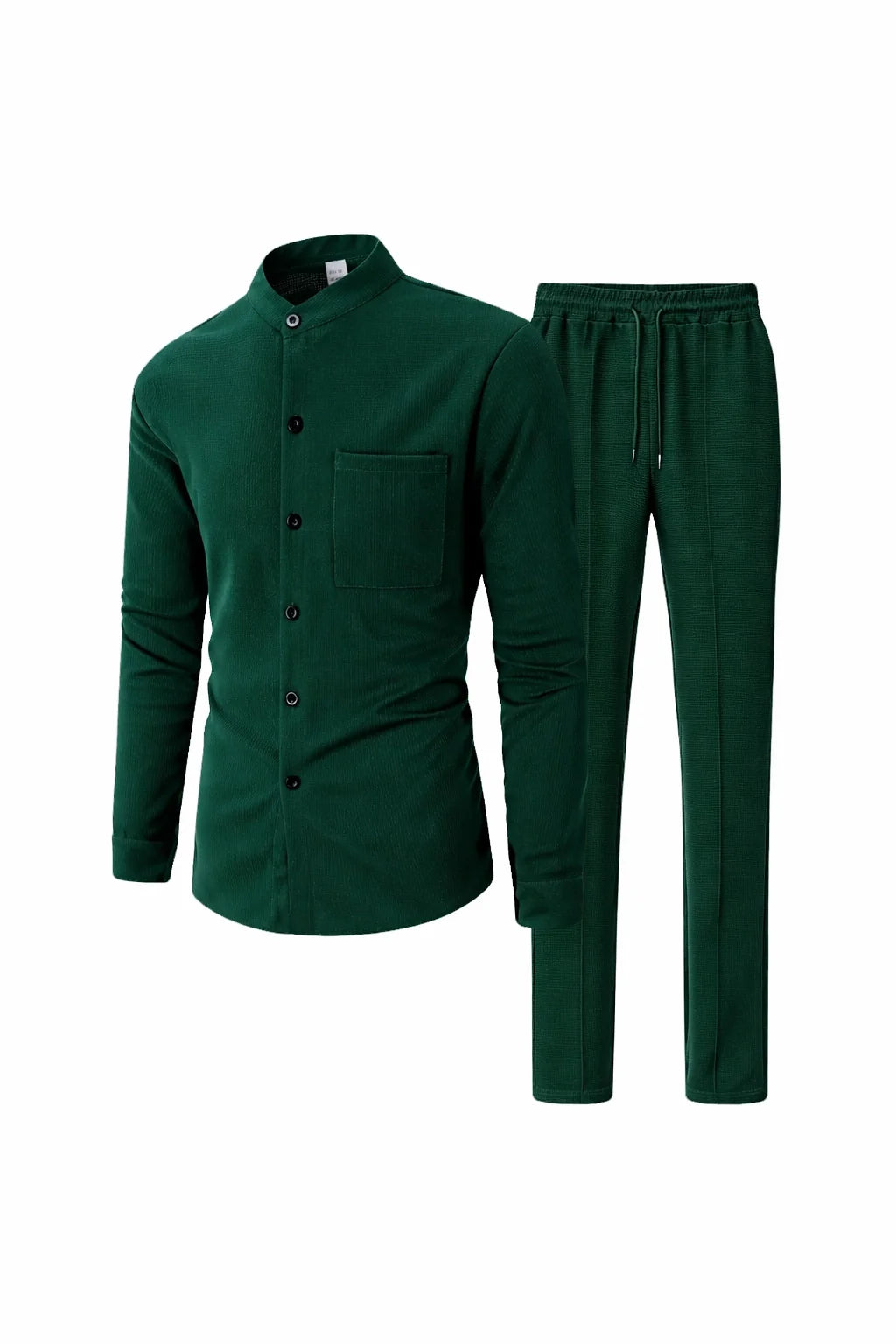 Waffle Knit Casual Suit