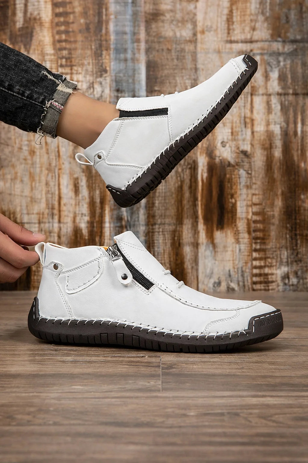 Handmade Leather Ankle Boots