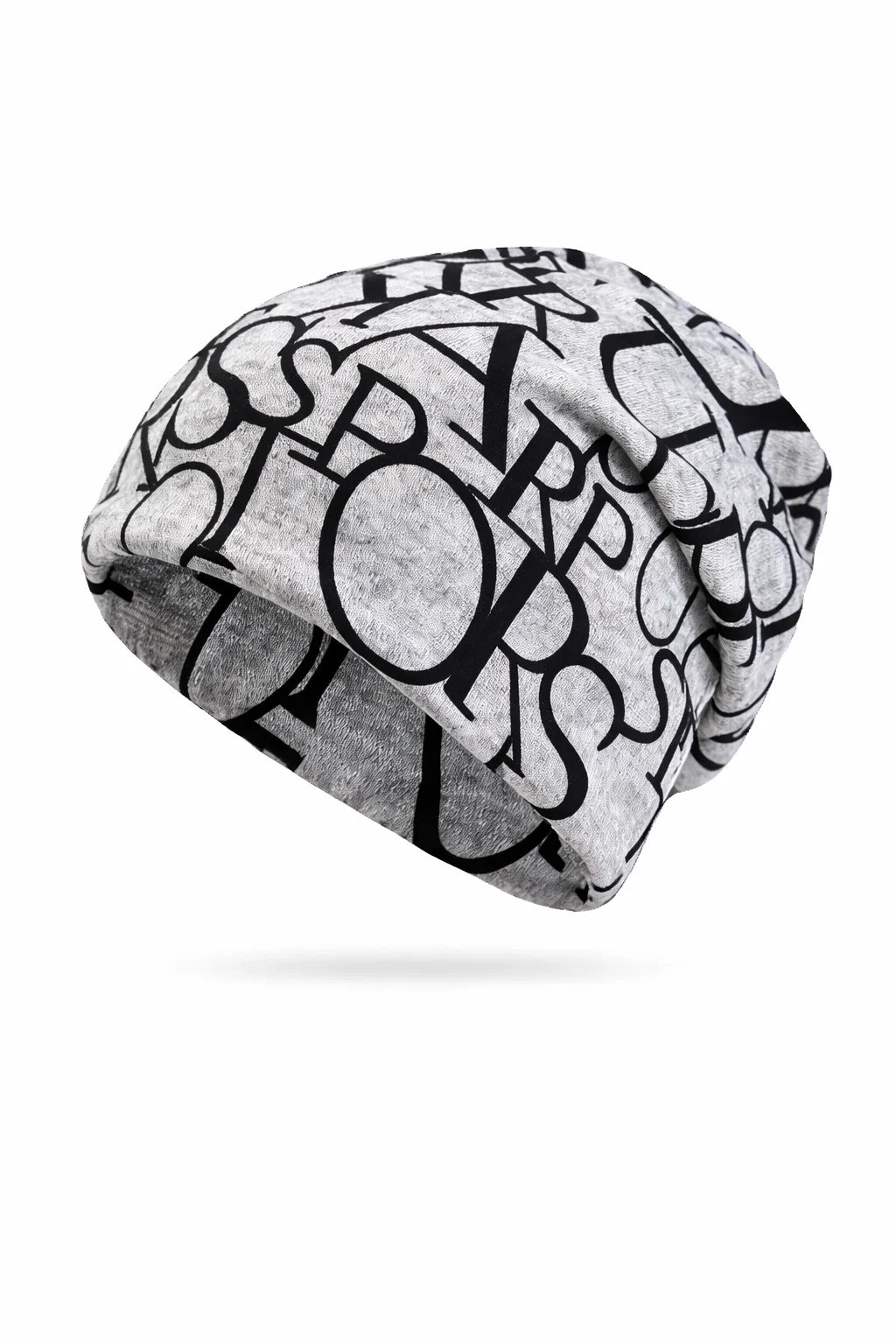 Rainbow Striped Knit Beanie