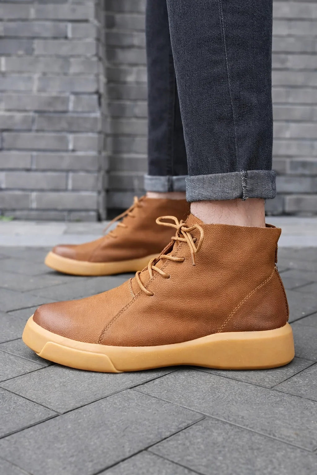 Breathable Leather Sneakers