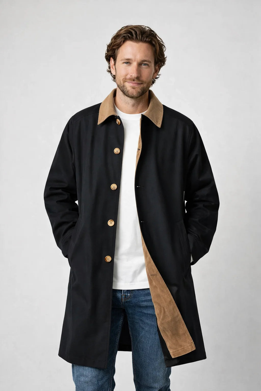 Windproof Trench Coat