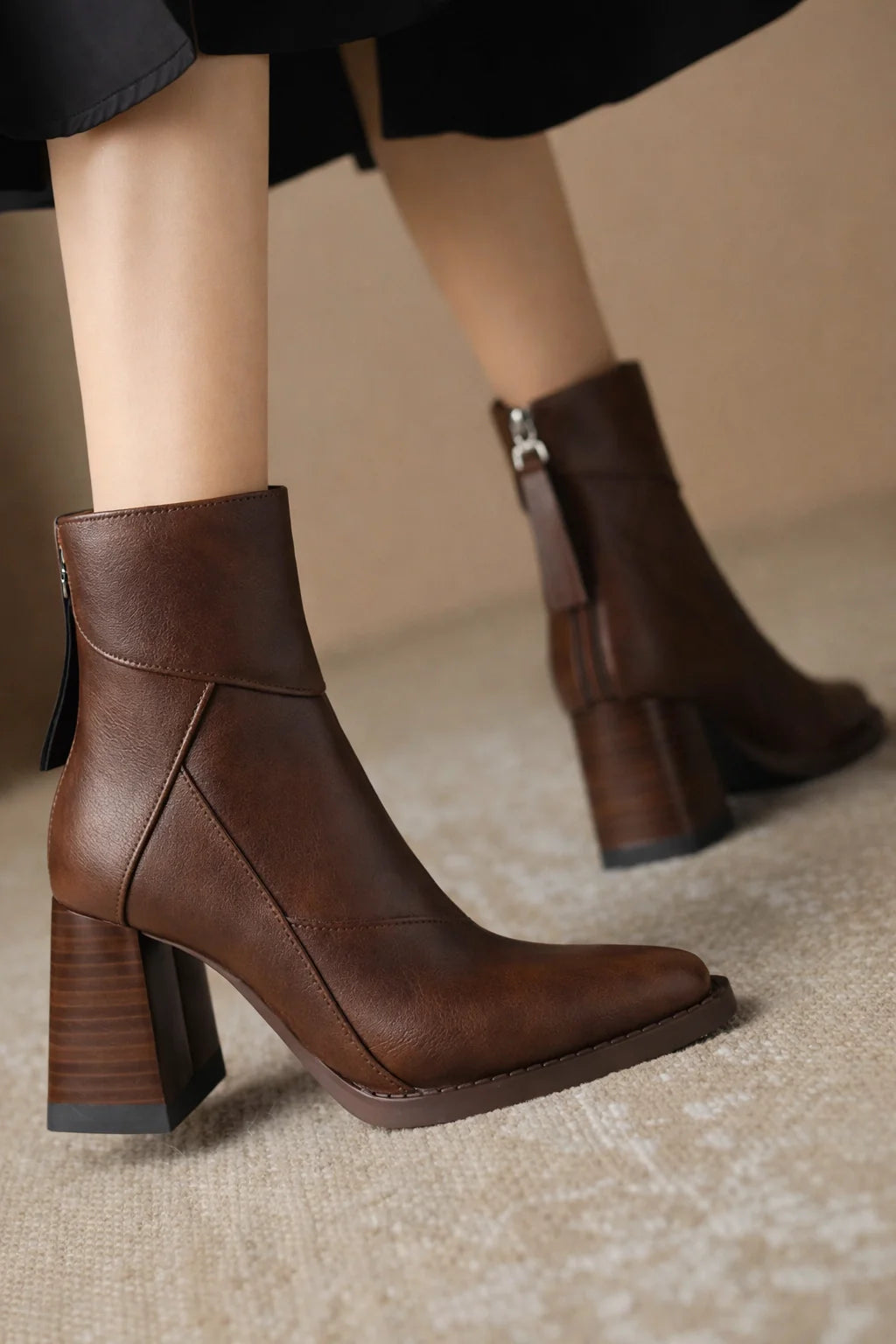 High Heel Ankle Boots