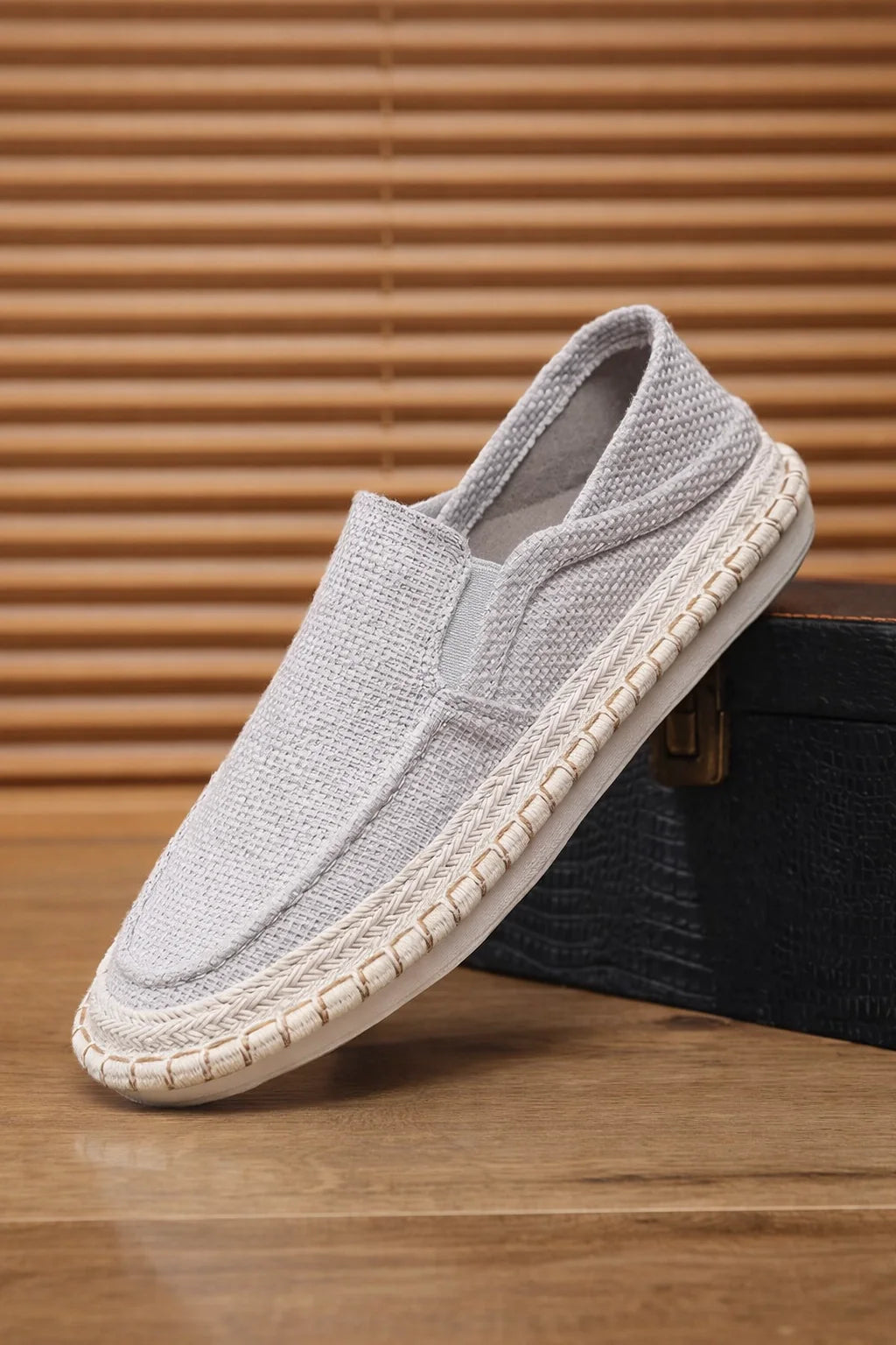 Linen Slip Casual Shoes