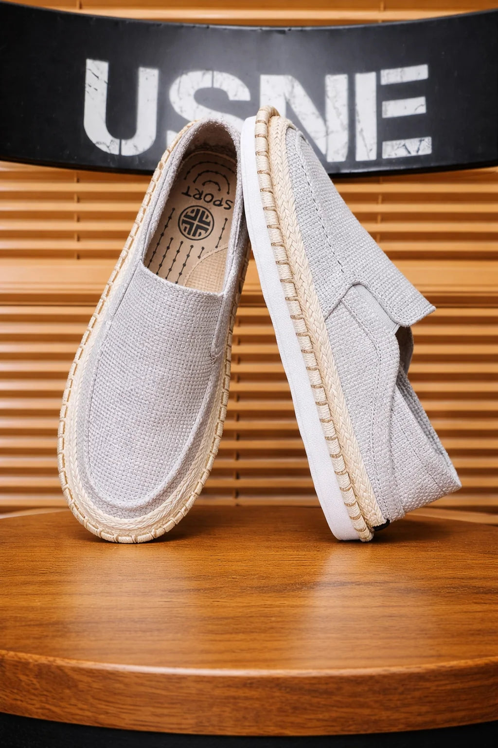 Linen Slip Casual Shoes