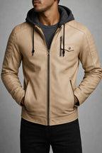 Men’s PU Biker Jacket