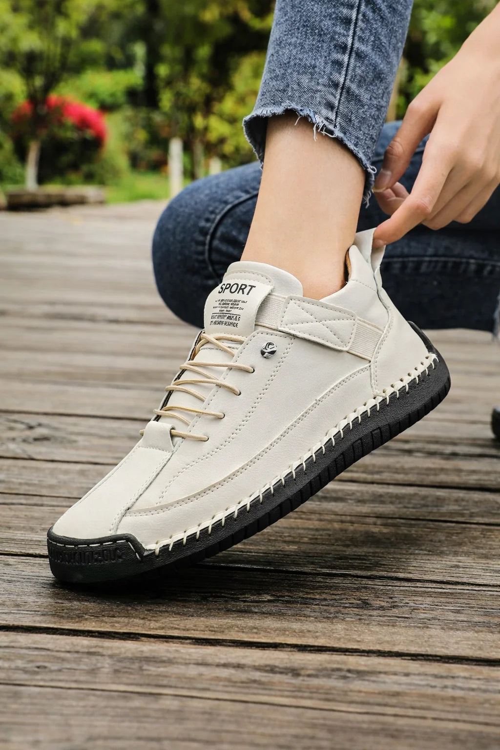 Serafina Leather Sneakers