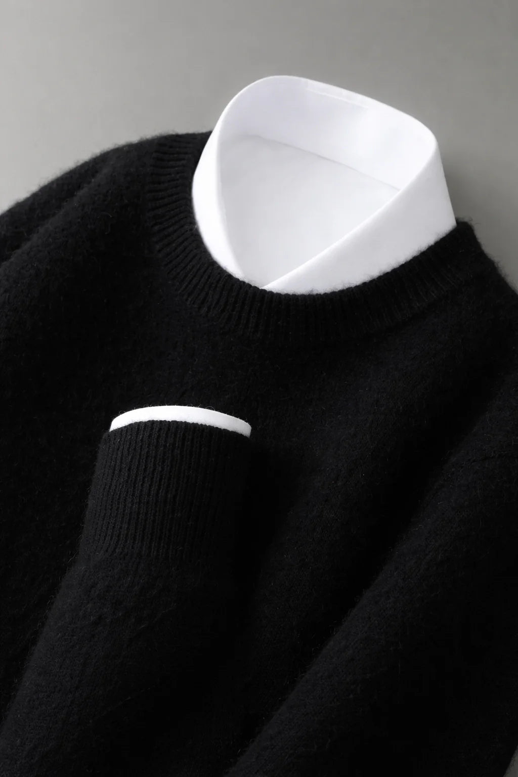 Merino Crest Wool Pullover