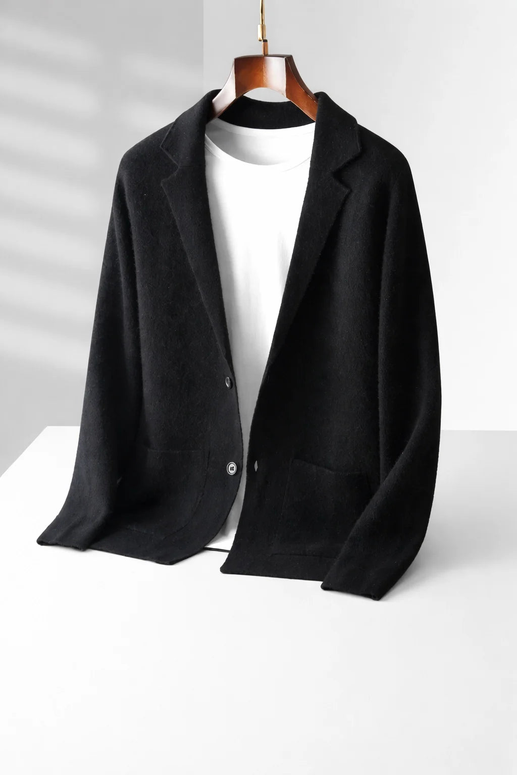 Merino Wool Button Cardigan