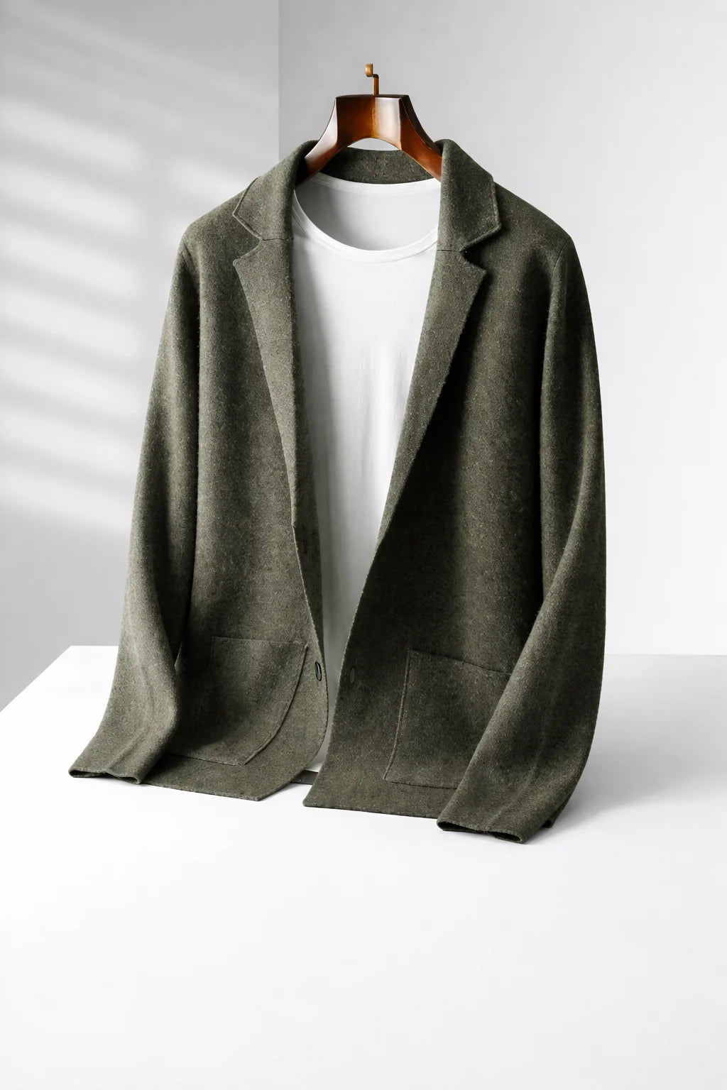 Merino Wool Button Cardigan