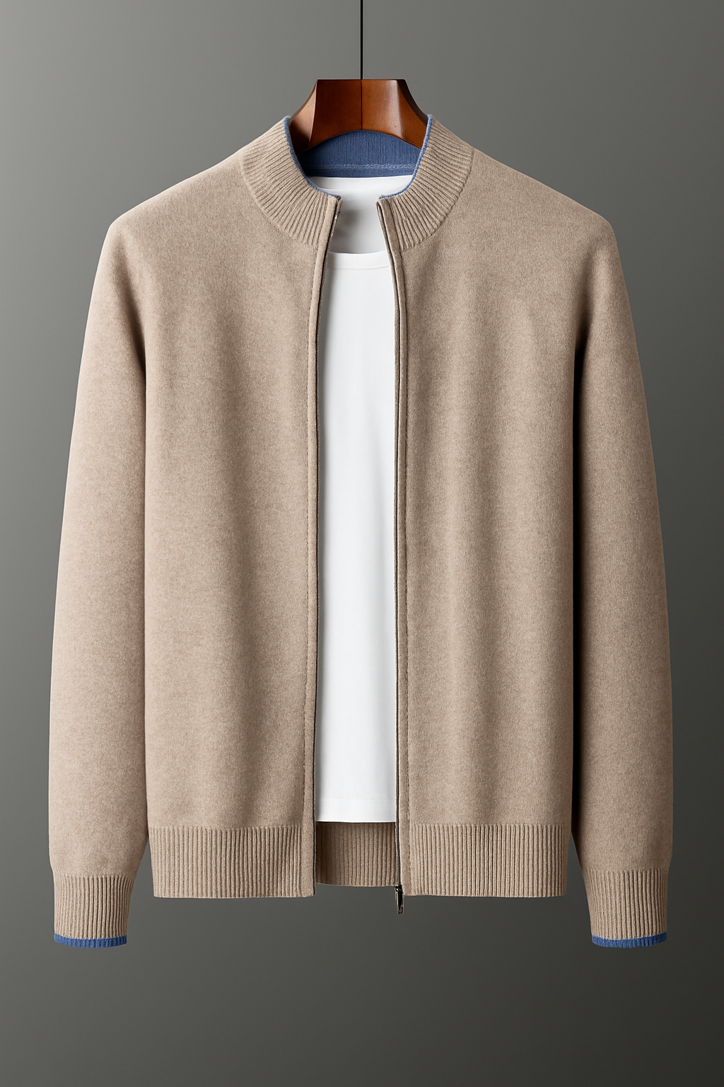 Riku Cashmere Zip Jacket
