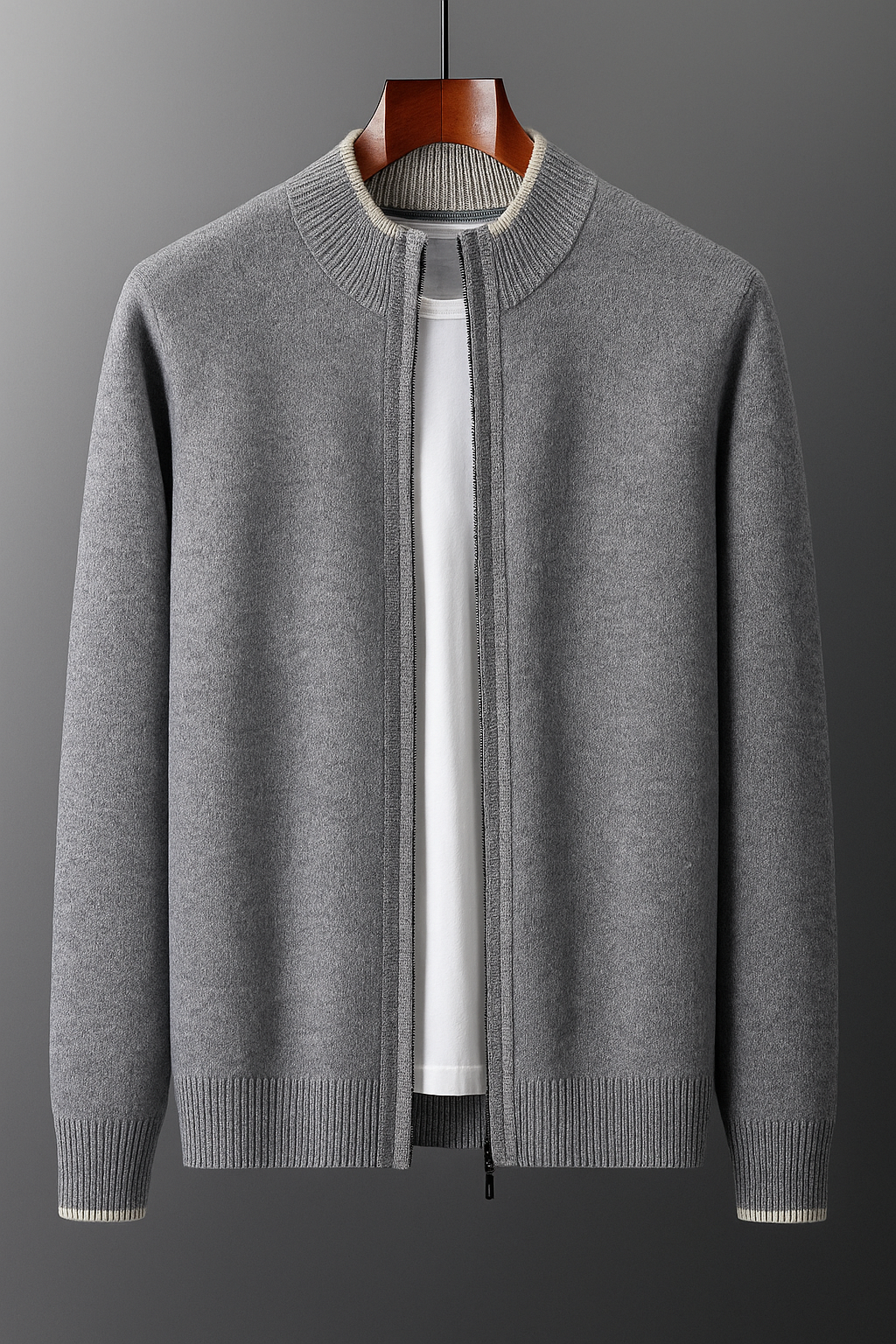 Riku Cashmere Zip Jacket
