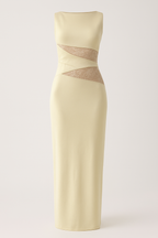 Lace Patchwork Backless Bodycon Dress