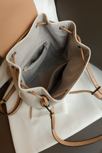 Panelled Leather Backpack
